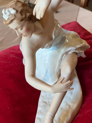 Φιγούρα μπαλαρίνας vintage Rosenthal μεταχειρισμένη, σχεδιασμένη από Lore Friedrich-Gronau 1930s