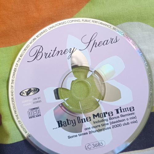 Britney Spears Baby One More Time CD unofficial German edition used