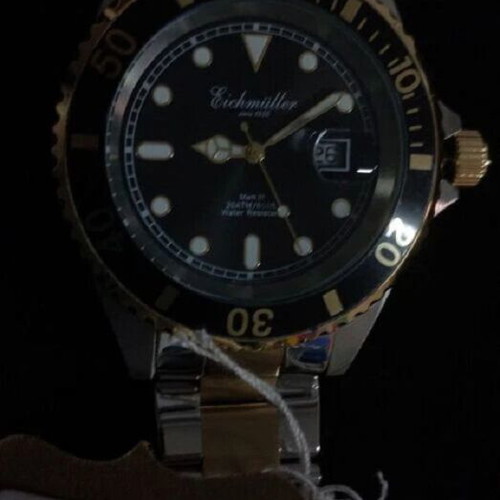 Eichmüller 1950 Premium Bi-Tone Men's Diver Watch, 20 ATM