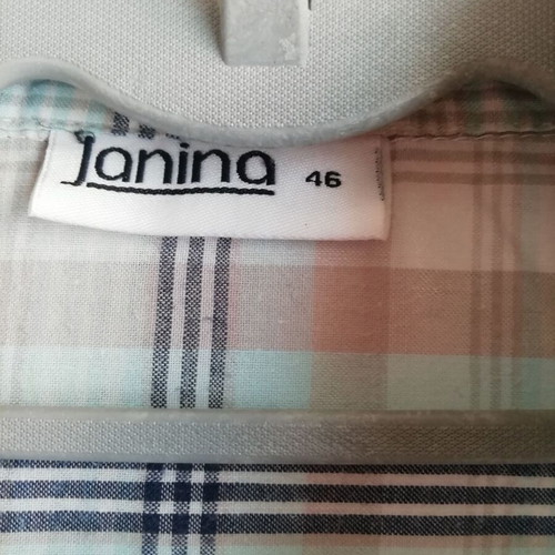 Janina checked short-sleeve shirt used, size EU46