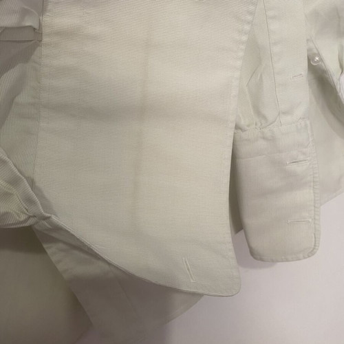 Charvet Men Long-Sleeve Dress Shirt like new, French cuff, high-quality cotton