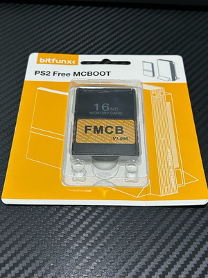 Free McBoot κάρτα μνήμης 16MB για PS2 σφραγισμένη