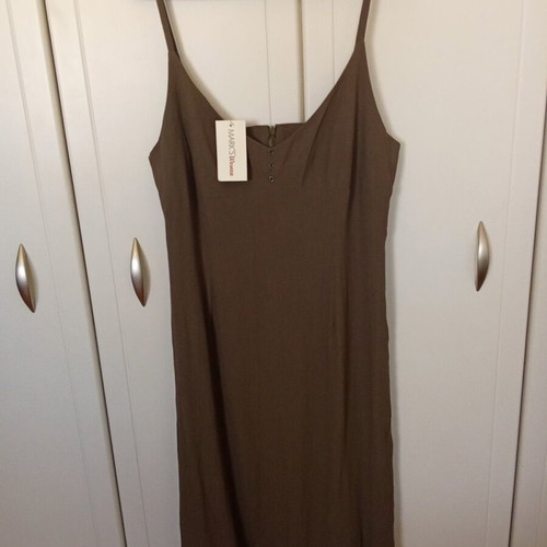 Khaki summer sleeveless midi dress Mark's new, size M