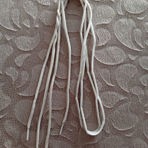 White long shoelaces