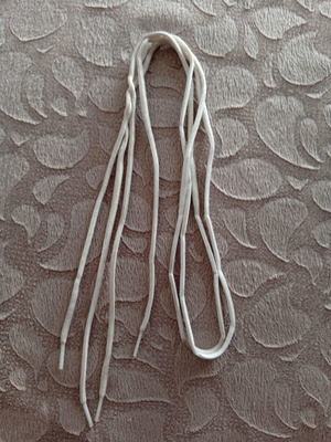 White long shoelaces