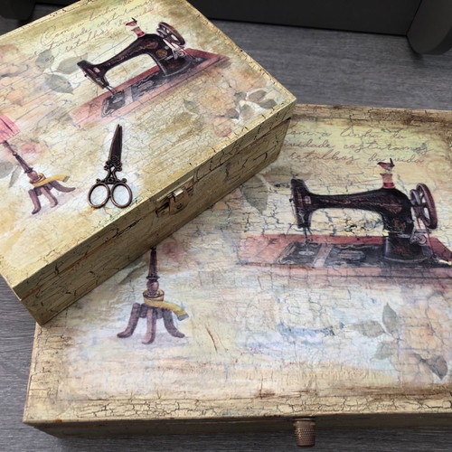Storage boxes for sewing items and decorative new