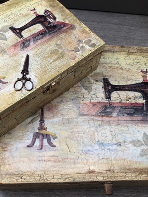 Storage boxes for sewing items and decorative new