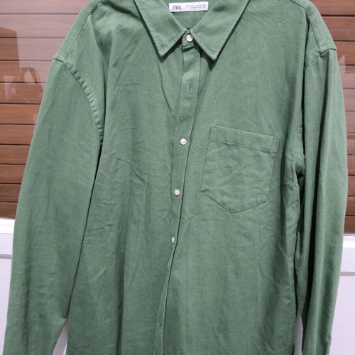 Zara shirt khaki XL new, 100% cotton