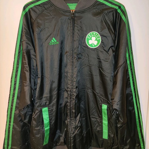 Adidas Boston Celtics reversible jacket used