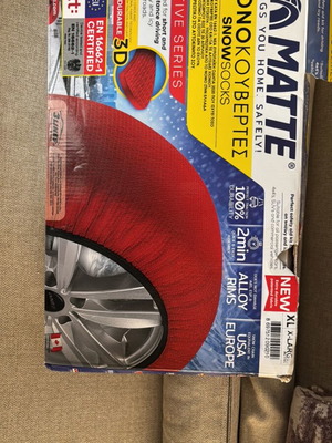 Matte XL Anti-Slip Snow Socks new