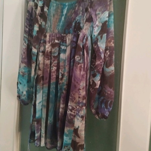 Be You Party Dress like new, viscose, lilac turquoise