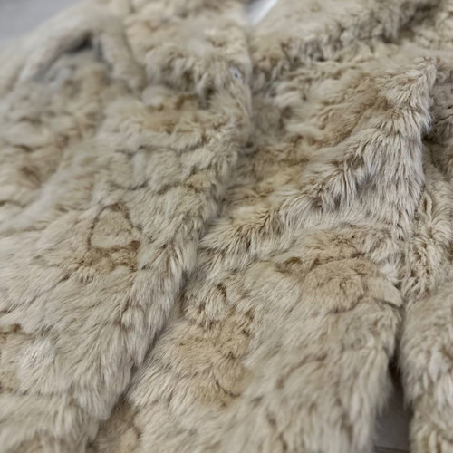 Zara synthetic fur used in broken ice color