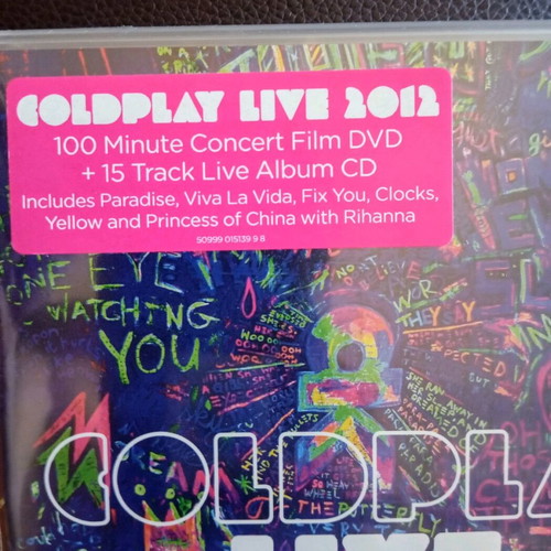 Coldplay Live CD + DVD new, sealed