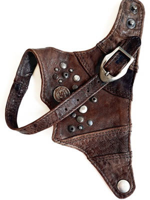 Vintage Diesel Brave Mohawk δερμάτινο περικάρπιο σαν καινούργιο, cyberpunk στυλ