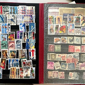 Ξενα γραμματοσημα: ΗΠΑ, Αμερική 100+ μοναδικα  γραμματοσημα