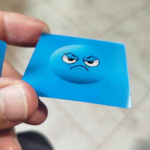 Emoji lenticular cards, set of 18