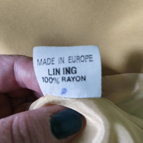 KARA women's jacket used, yellow, size 46 Greek