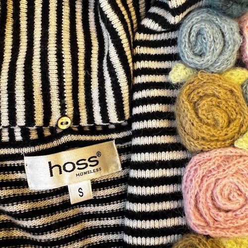 Hoss Intropia cardigan wool used, multicolor with flowers