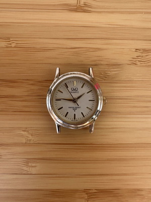 Q&Q Vintage Watch Case used, quartz water resist 30M