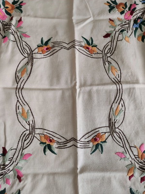 Handmade square tablecloth new