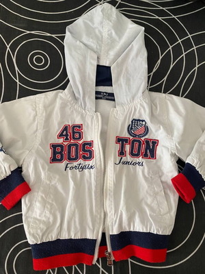 S&J Sweet Junior boy's jacket 24 months used, warm with hood Boston