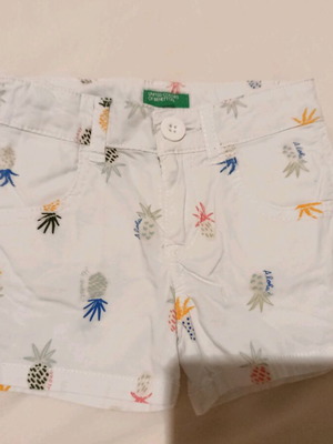Benetton shorts 1-2 years in excellent condition