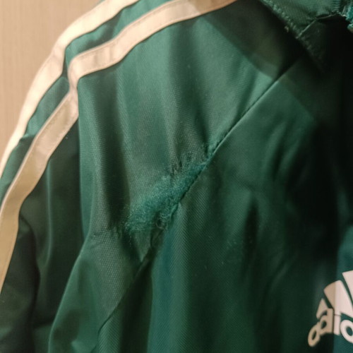 Adidas football jacket used with fleece lining