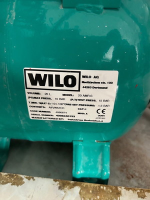 Water pressure pump used with minimal use