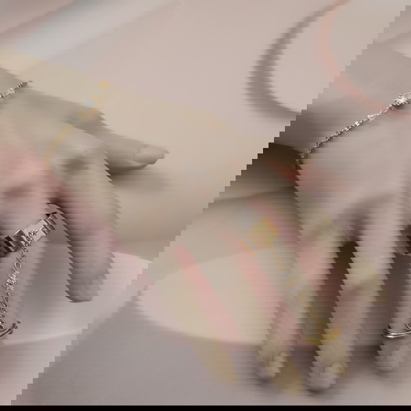 Σετ Ατσάλινο Βραχιόλι & Ρυθμιζόμενα Δαχτυλίδια με Κρύσταλλα Swarovski & Ζιργκόνια 18Κ – Ιδανικό Δώρο
