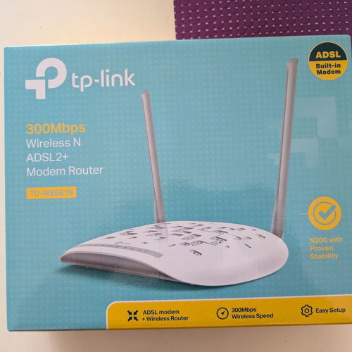 TP-Link TD-W8961N 300Mbps ADSL2+ modem router like new