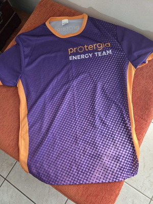 Protergia Energy Team blouse like new, multicolor, size M