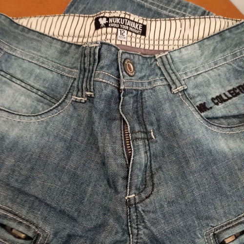 Boy's denim jeans, size 152 cm, grey