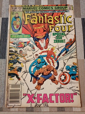 Marvel Fantastic Four #250 comic book used special issue