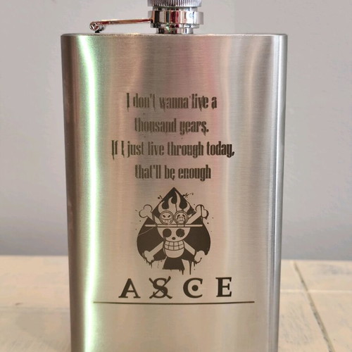 One Piece Portgas D. Ace Stainless Steel Flask new 300 ml
