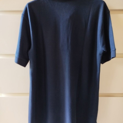 Earthbound men's polo shirt, dark blue, size L