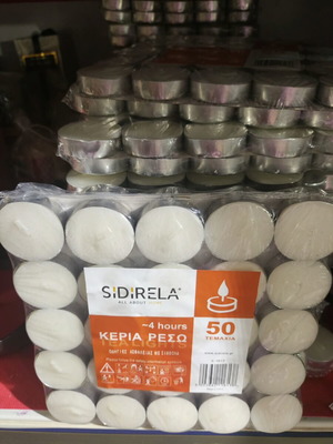 Sidirela tealight candles, 50 pieces, 4 hours burn time