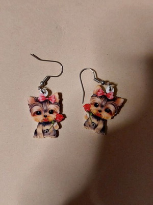 Dog earrings new