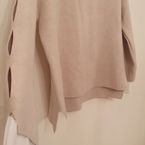 Blouse used beige, size L / 40 / 12