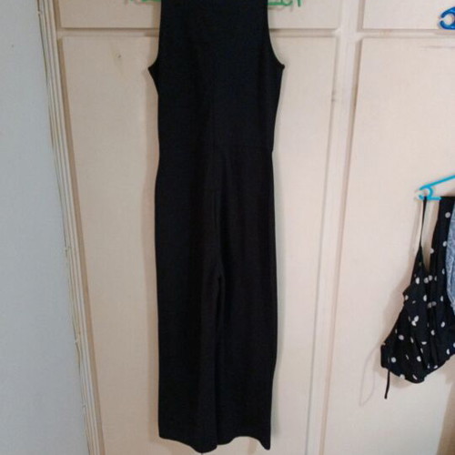 Jennyfer one-piece jumpsuit like new, size M, black and beige