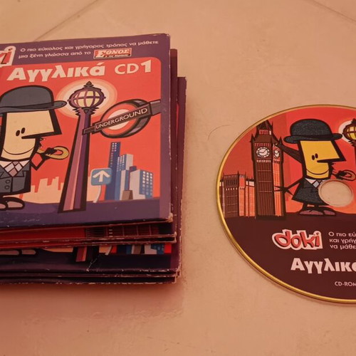 English learning CDs like new, set of 24