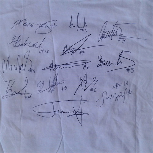 Hellas Basketball T-shirt authentic, new, European Champions 2005
