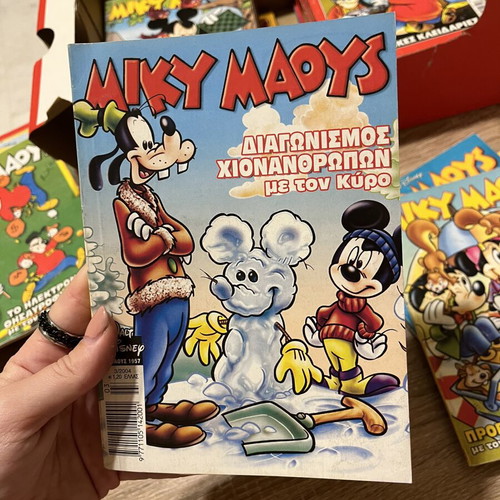 Miky Maoys comic used, Diagonismos Chionanorthon me ton Kyro