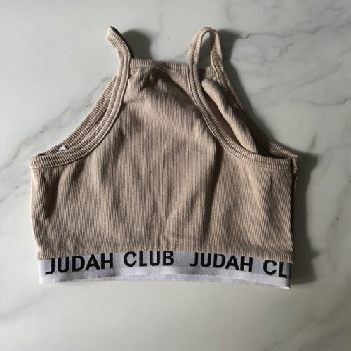 Juda Club crop top like new, beige, size S