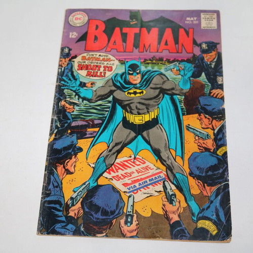 Batman 201 May vintage DC comic used