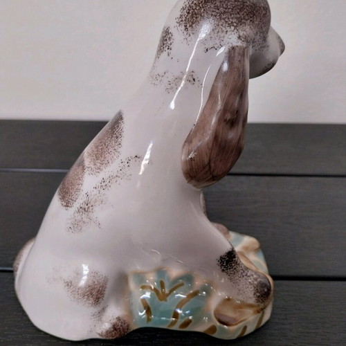 Setters Spaniel dog figurine USSR T.Suliak vintage