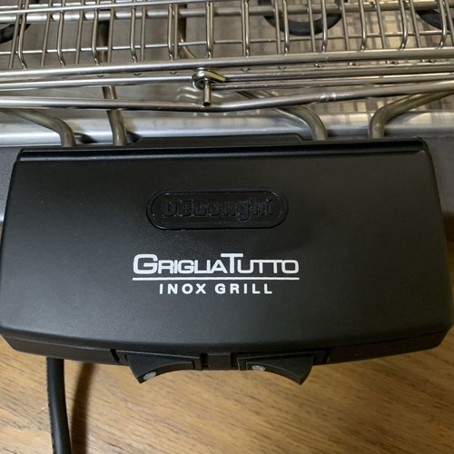 Delonghi BQ80.X Electric Table Grill 2450W like new, stainless steel