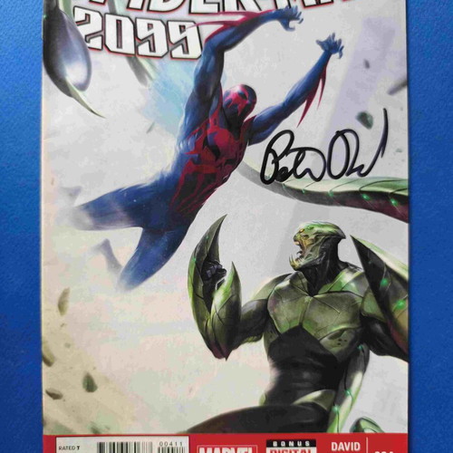 Spider-Man 2099 Vol 2 (2014) 4 comic book used, signed by Peter David