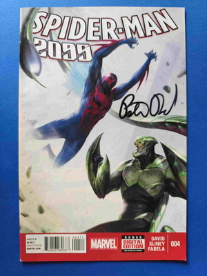 Spider-Man 2099 Vol 2 (2014) 4 comic book used, signed by Peter David
