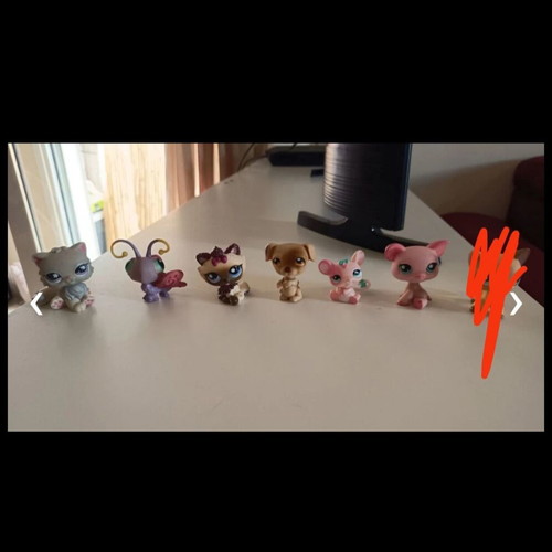 Littlest Pet Shop figures like new, rare collectible lion