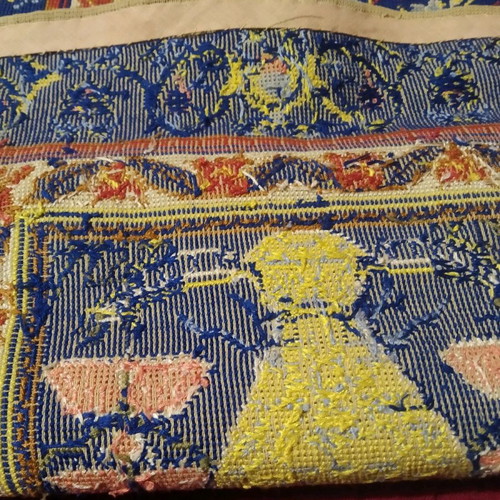 Handmade counted embroidery table runner new, length 73 width 40